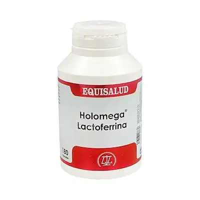 Holomega lactoferrina 180 cápsulas, Equisalud