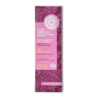 Crema de noche reparadora, regeneracion profunda 50 ml, Natura Siberica