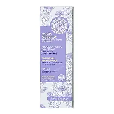 Crema de día piel sensible protección hidratación 50 ml, Natura Siberica