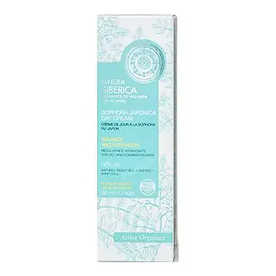 Crema de día grasa o mixta equilibrio hidratación 50 ml, Natura Siberica