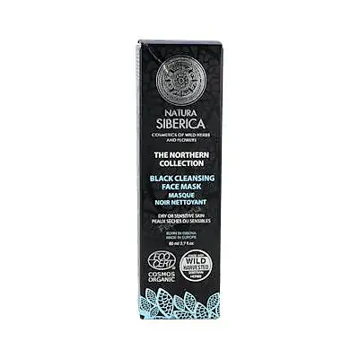 Northern mascarilla facial negra brillo piel 80 ml, Natura Siberica
