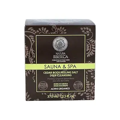 Sauna&spa peeling corporal detox con cedro 370 ml, Natura Siberica