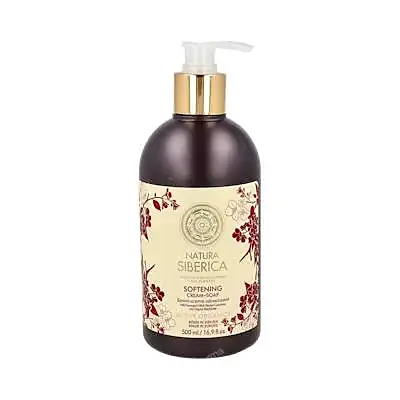 Jabón de manos cremoso suavizante 500 ml, Natura Siberica