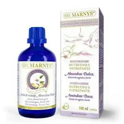 Aceite de almendras dulces masaje 100 ml, Marnys