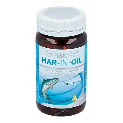 Aceite salmón (mar in oil) 150p. 500 mg, Marnys