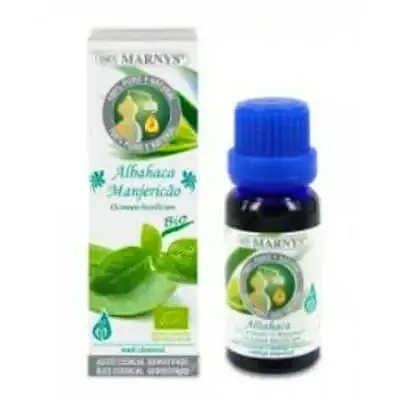 Aceite esencial de albahaca 15 ml, Marnys