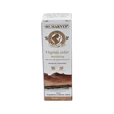 Aceite esencial de cedro virginia 15 ml, Marnys