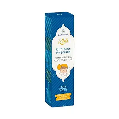 Champú cuidado capilar infantil antipiojos 100 ml, Esential Aroms