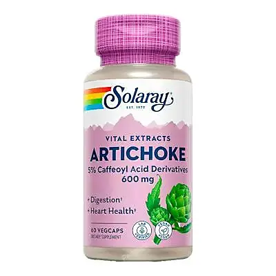 Artichoke (alcachofa) 300 mg 60 cápsulas vegetales, Solaray