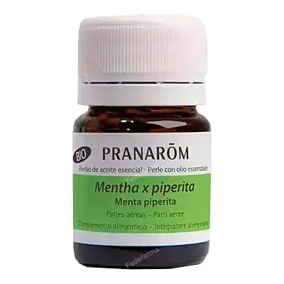 Menta piperita aceite esencial en perlas 60 perlas, Pranarom