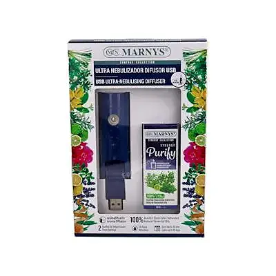 Pack usb ultra nebulizador+synergy purify 30 ml, Marnys