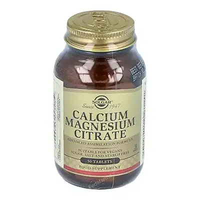 Calcio mg citrato 50tb, Solgar
