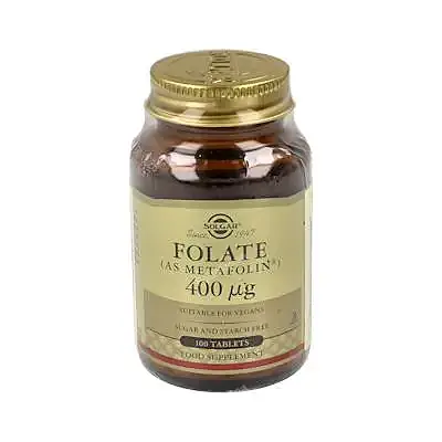 Folato 400ug 100tablt, Solgar