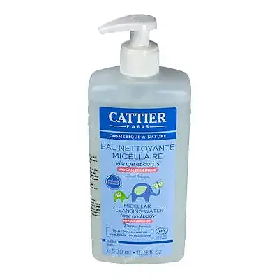 Agua limpiadora bebe 500 ml, Cattier