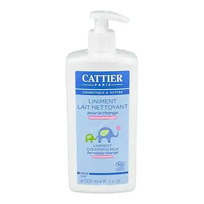 Linimento para el cambio de pañal bebe 500 ml, Cattier
