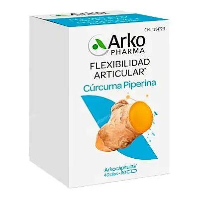 Cúrcuma BIO 80 arkocápsulas, Arkopharma