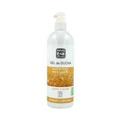 Gel ducha nutritivo miel & avena BIO, Naturabio