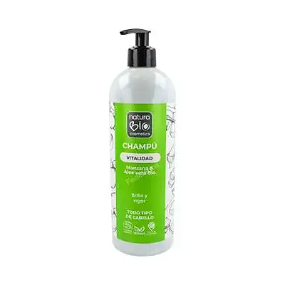 Champú vitalidad aloe vera & manzana, Naturabio