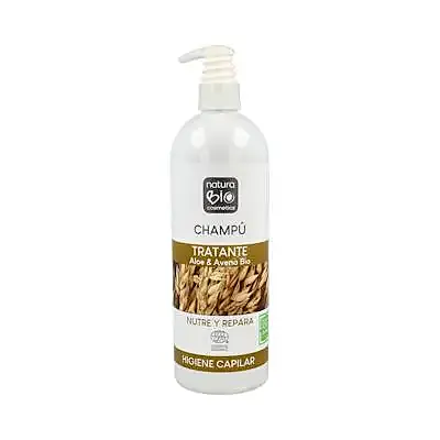 Champú tratante aloe vera & avena, Naturabio