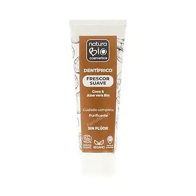 Dentífrico frescor suave aloe vera & coco BIO, Naturabio