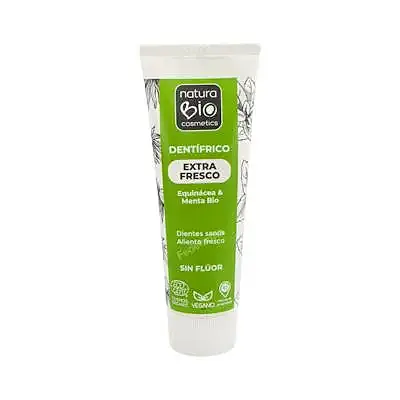 Dentífrico extra fresco 75 equinacea & menta sin fluor BIO, Naturabio