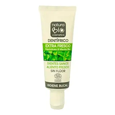 Dentífrico extra fresco 25 equinacea & menta sin fluor BIO, Naturabio