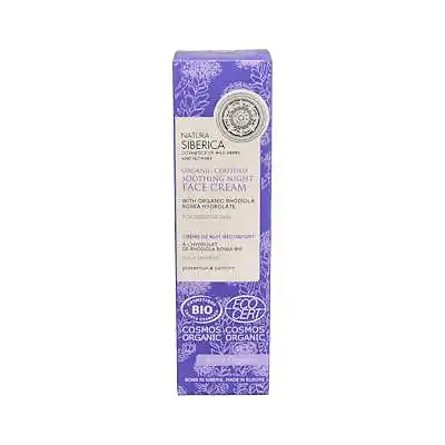 Crema facial noche calmante piel sensible BIO 50 ml, Natura Siberica