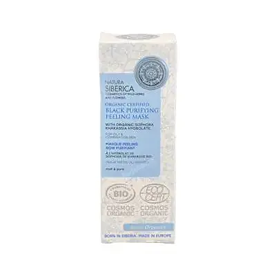 Mascarilla facial exfoliante negra purificante 75 ml, Natura Siberica