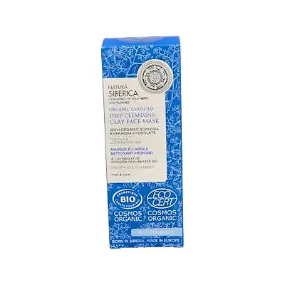 Mascarilla facial arcilla limpieza profunda 75 ml, Natura Siberica
