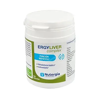 Ergyliver complex 120 cápsulas, Nutergia