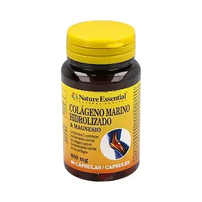 Colágeno marino+mag 600 mg 60 cápsulas, Nature Essential
