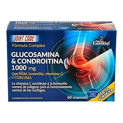 Glucosamina & condroitina 1000 mg nature ess 60 comprimidos, Nature Essential
