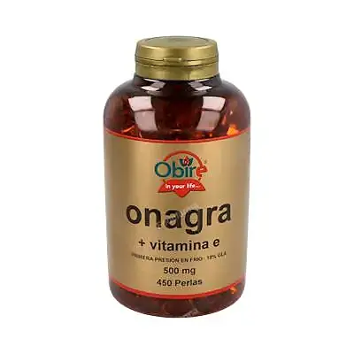 Aceite de onagra 500 mg 450 perlas, Obire