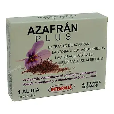 Azafran plus 30 cápsulas, Integralia
