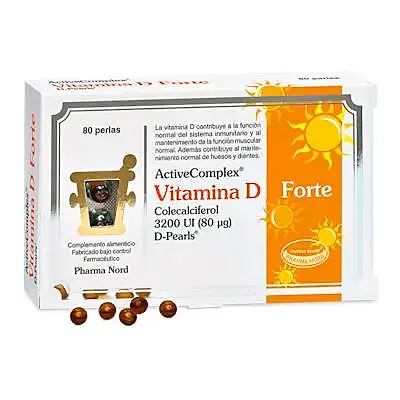 Activecomplex vitamina D forte 80 perlas, Pharma Nord