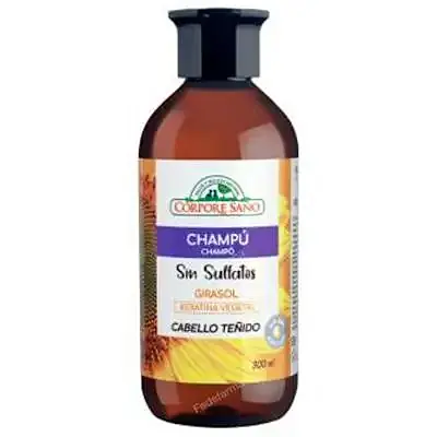 Champú sin sulfatos girasol cab. teñidos c/s, Corpore