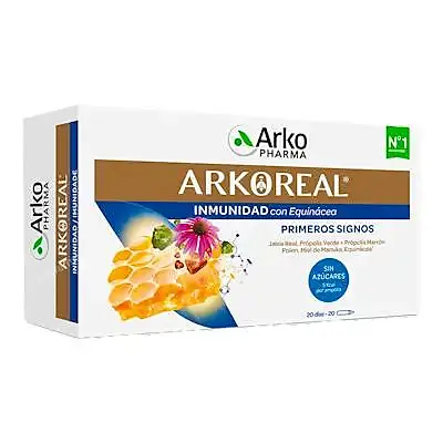 Arkoreal jalea real inmunidad sin azúcar BIO 20 ampollas, Arkopharma