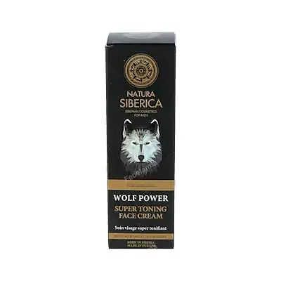 Wolf power men crema facial tonificante 50 ml, Natura Siberica