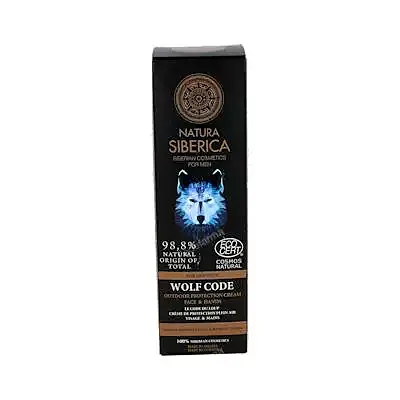 Wolf code men crema protectora facial-manos 80 ml, Natura Siberica