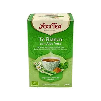 Té blanco con aloe vera 17 infusiones, Yogi Tea