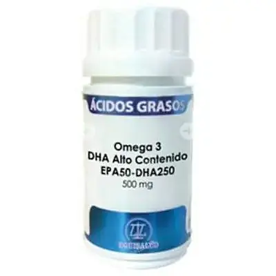 Omega 3 DHA alto contenido EPA50-DHA250 60 perlas, Equisalud