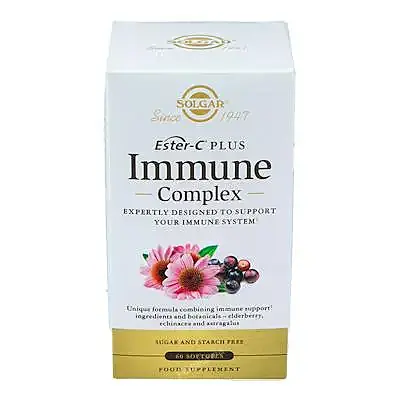 Ester C immune complex 60 cápsulas, Solgar