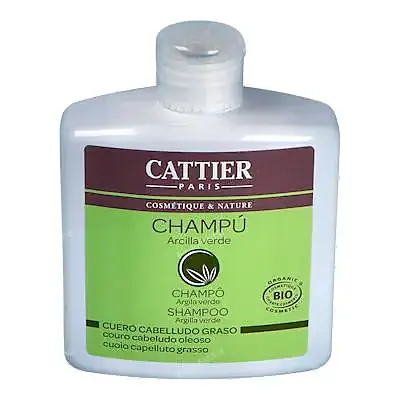 Champú cabellos grasos arcilla verde 250 ml, Cattier