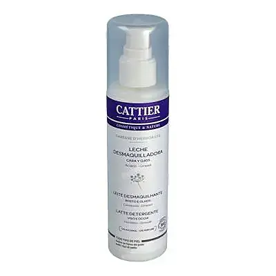 Leche desmaquilladora cara y ojos 200 ml, Cattier