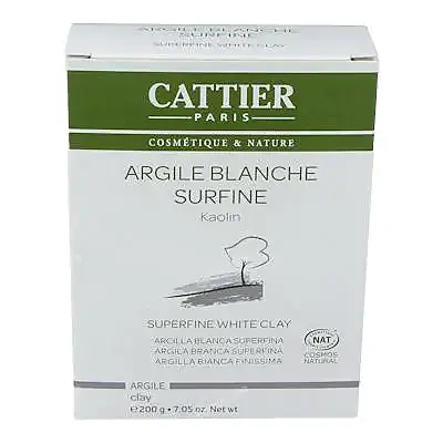 Arcilla blanca superfina 200 g, Cattier