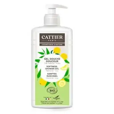 Gel de ducha suavizante té matcha-yuzu 887 ml, Cattier