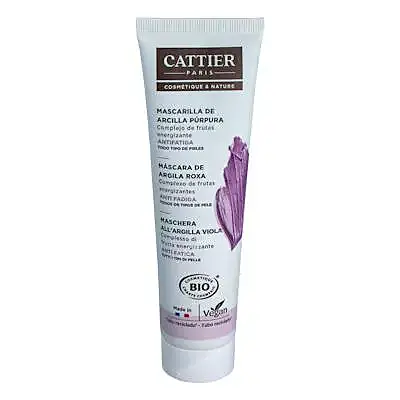 Mascarilla de arcilla purpura 100 ml, Cattier