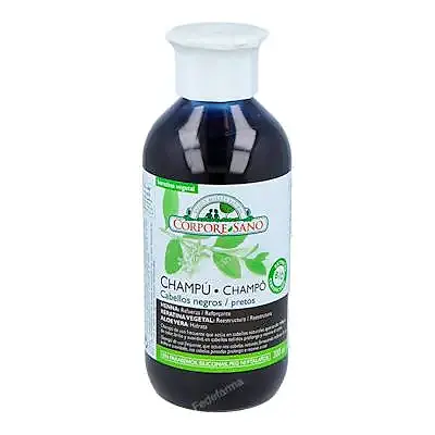 Champú cab. negro (palo campecha) 300 ml, Corpore