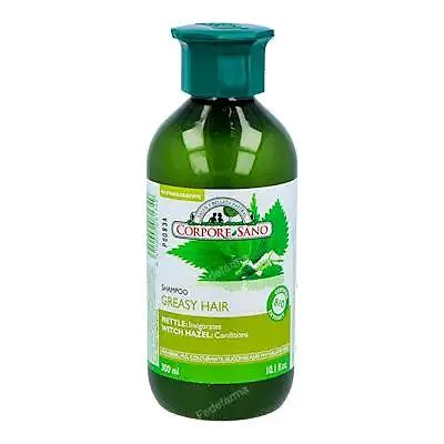 Champú cabello grasos ortiga+hamamelis c/s 300 ml, Corpore