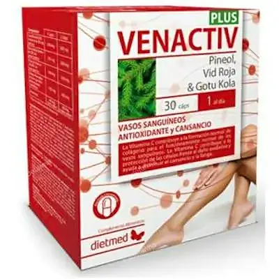Venactiv plus dietmet 30 cápsulas, Dietmed